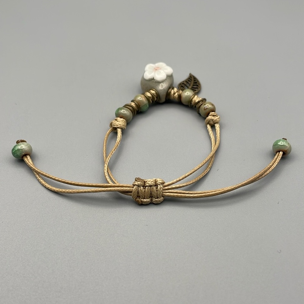 Bohemian Floral Charm Bracelet - Picture 2 of 7